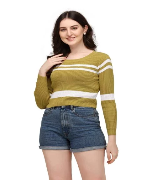 Best Long Sleeve Solid Crop Tee Top